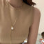 Simple Style Adjustable Pearl Alloy Necklace for Women