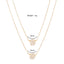 Simple Double Layer Baroque Imitation Pearl Choker Necklace