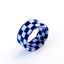 Simple Style Plaid Resin Enamel Women's Ring Set