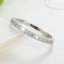 Minimalist Gold Plated Zircon Inlay Adjustable Ring