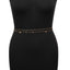 Simple Style Round Metal Beaded Layered Waist and Body Chain