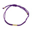 Simple Style Multicolor Braided Rope Copper Beaded 18k Gold Plated Unisex Friendship Bracelets