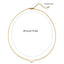 Simple Style Freshwater Pearl and Gold Seed Bead Women's Necklace