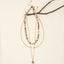 Simple Style Freshwater Pearl and Gold Seed Bead Women's Necklace