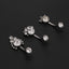 Simple Style Zircon Inlay Stainless Steel Belly Ring