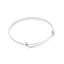Stainless Steel Adjustable Twist Bangle Bracelet