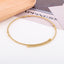 "Minimalist Titanium Steel Open Wire Bead Choker Necklace for Women"