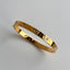 18k Gold Plated Titanium Steel Zircon Bangle and All-Seeing Eye Bracelet