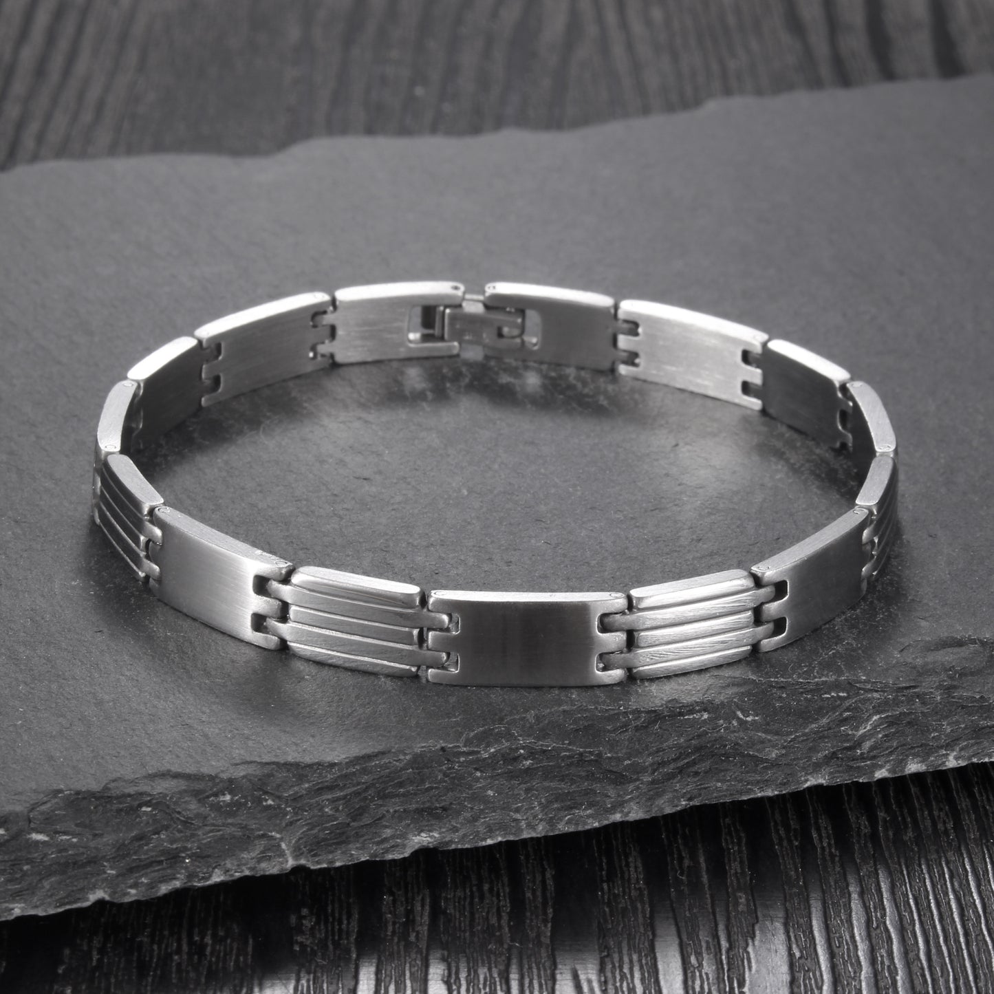 Minimalist Stainless Steel Unisex Geometric Bracelet