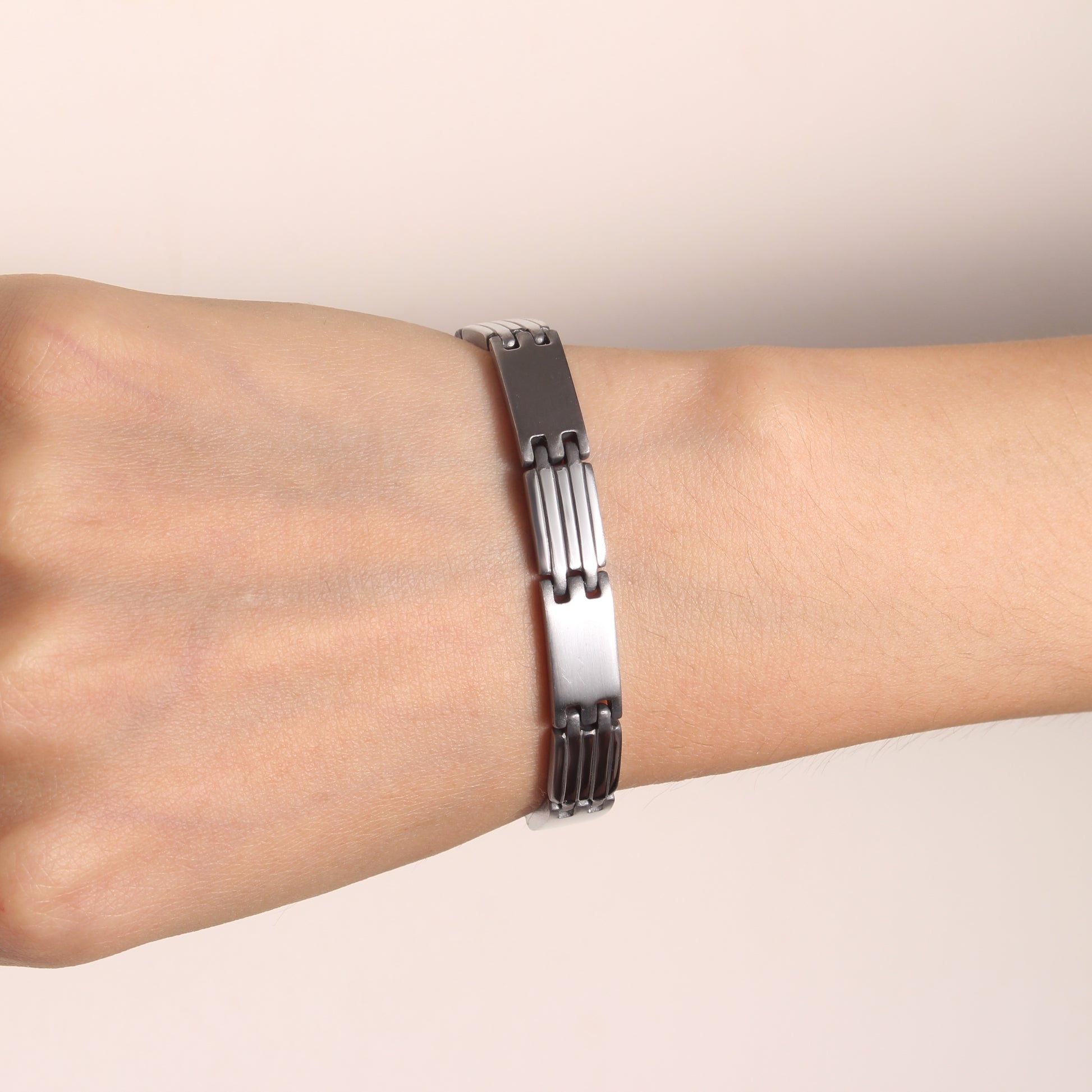 Minimalist Stainless Steel Unisex Geometric Bracelet