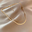 Simple Style Gold Plated Women's Layered Pendant Necklace