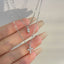 Simple Style Silver Plated Women's Cross Layered Necklace with Zircon Inlay
