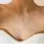 Simple Style Silver Plated Women's Cross Layered Necklace with Zircon Inlay