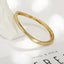 Minimalist Solid Color Alloy Women's Bangle Bracelet