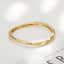 Minimalist Solid Color Alloy Women's Bangle Bracelet