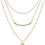 Simple Style Layered Pendant Necklace Set for Women