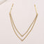 Elegant Rhinestone Tassel Bridal Hair Chain Accessory