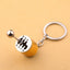 Simple Alloy Unisex Keychain with Creative Car Parts Design