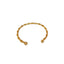 Minimalist Twisted Metal Open Cuff Bracelet