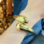 Minimalist Teardrop Open Cuff Bangle in Gold and Silver