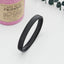 Simple Style Solid Color Metal Spring Bangle Bracelet