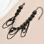 Simple Style Multi-Layer Crystal Lace Flower Beach Body Chain Anklet for Women