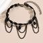 Simple Style Multi-Layer Crystal Lace Flower Beach Body Chain Anklet for Women