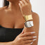 Simple Geometric Open Cuff Women's Alloy Bangle