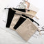 Simple Solid Color Velvet Drawstring Jewelry Pouch