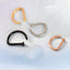 Simple Style Solid Color Copper Nose Ring Wholesale