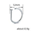 Simple Style Solid Color Copper Nose Ring Wholesale