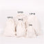 Simple Cotton Drawstring Jewelry Packaging Bags with Custom Logo Option