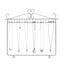 Simple Style Solid Color Iron Jewelry Display Rack for Necklaces and Bracelets