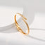 Simple Style Gold Plated Women's Fashion Bangle