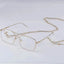 Minimalist Gold Pearl Glasses Chain Necklace for Sunglasses and Eyewear