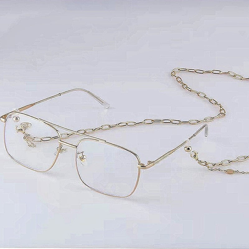 Minimalist Gold Pearl Glasses Chain Necklace for Sunglasses and Eyewear