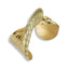 Minimalist Matte Finish Metal Wrap Bangle Bracelet for Women
