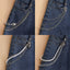 Simple Style Heart Cutout Multi-Layer Metal Chain Belt for Women