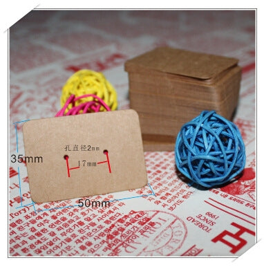 Simple Style Solid Color Jewelry Packaging Cardboard for Earrings