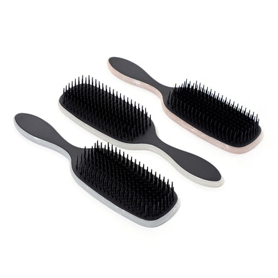 Simple Style Marbled Handle Plastic Hairdressing Comb