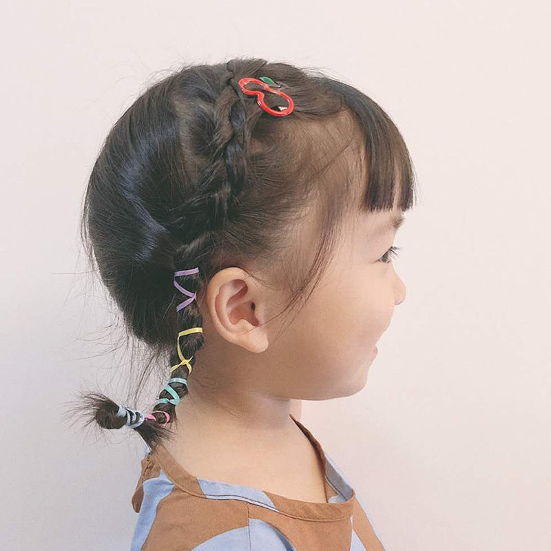 Simple Style Solid Color Elastic Hair Bands for Kids and Babies