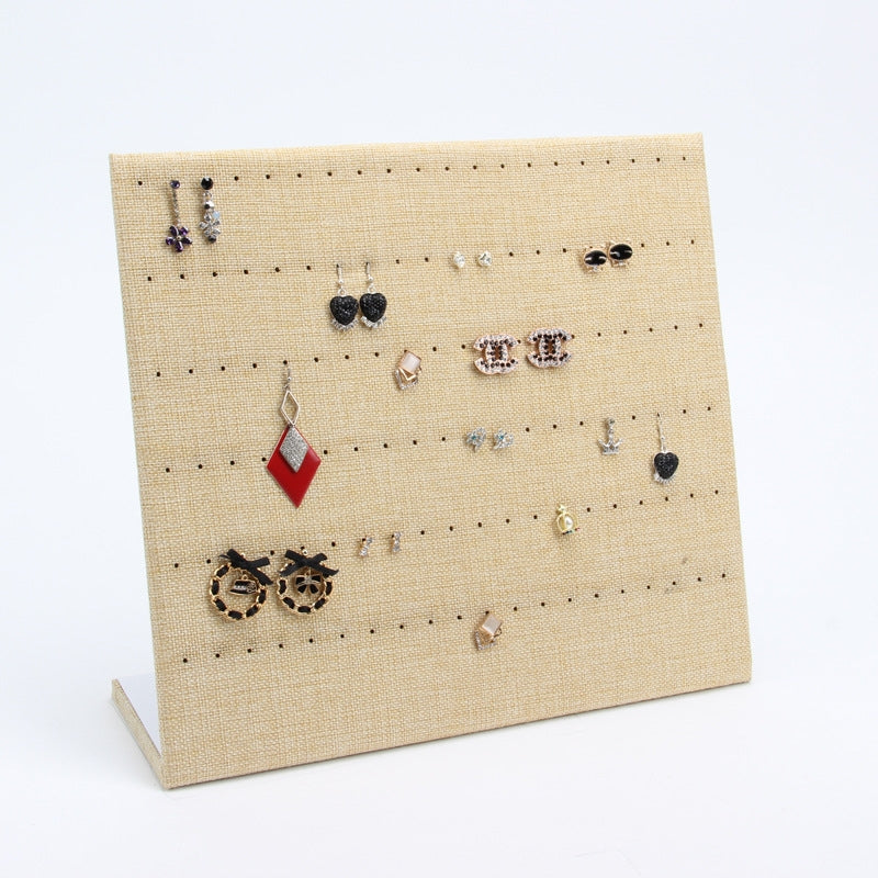 Simple Solid Color Jewelry Display Rack and Earring Organizer