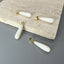 Simple Shell Plating Teardrop Mother of Pearl Pendant Jewelry Accessories