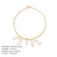 14K Gold Plated Stainless Steel Adjustable Freshwater Pearl Bracelet