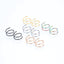 Simple Style Stainless Steel Double Nose and Lip Ring Piercing Jewelry