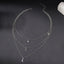 Simple Style Star Moon Alloy Multi-Layer Women's Necklace