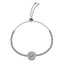 Simple Sterling Silver Moissanite Inlay Bracelet