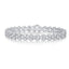 Simple Sterling Silver Moissanite Bracelet