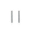 Simple Sterling Silver Moissanite Stud Earrings