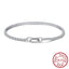 14k Gold Plated Sterling Silver Bracelet with Inlay Zircon